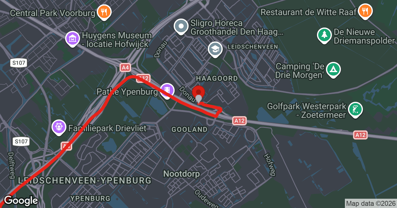 Kaart van de meldlocatie