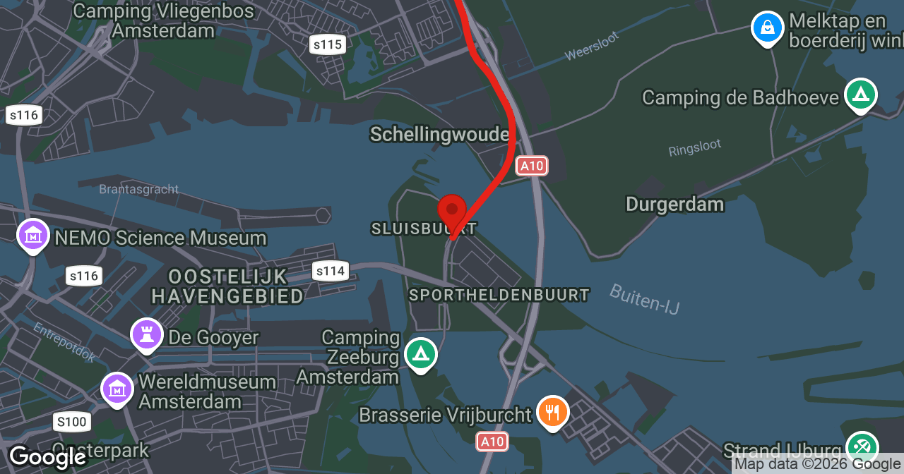 Kaart van de meldlocatie