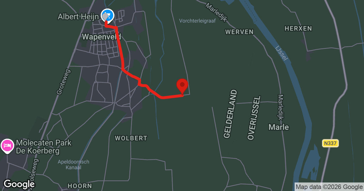 Kaart van de meldlocatie