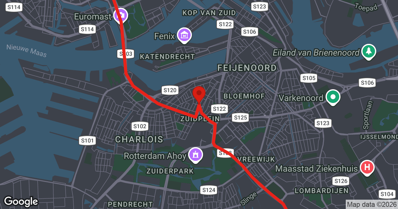 Kaart van de meldlocatie