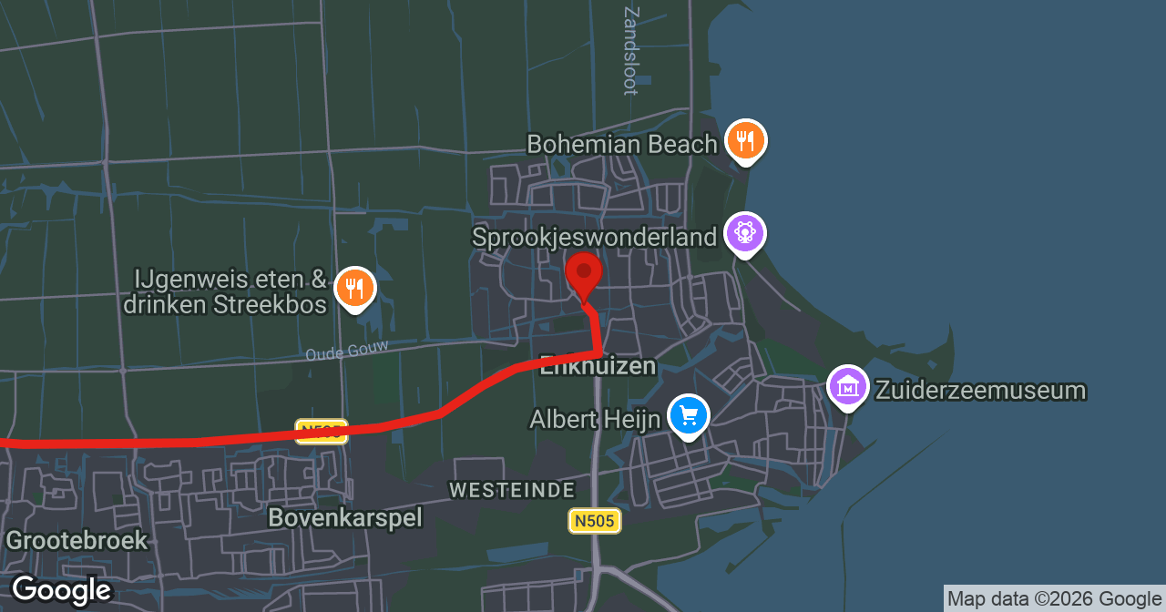 Kaart van de meldlocatie