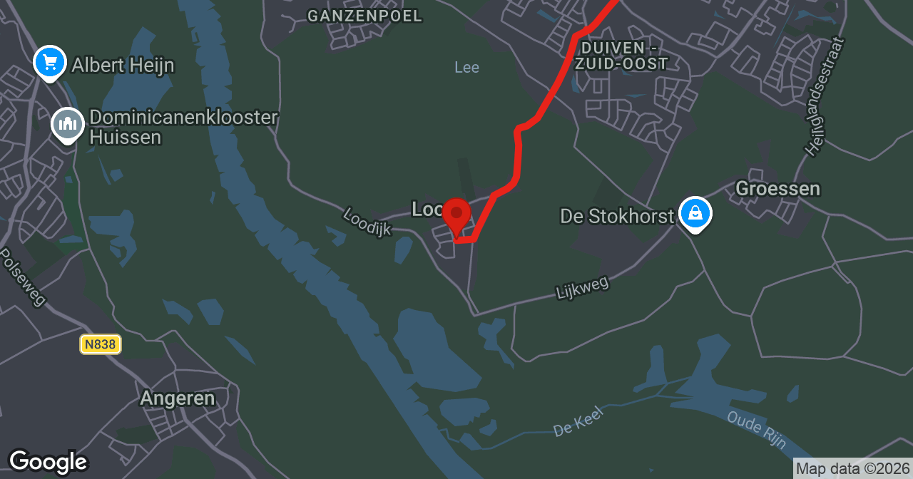 Kaart van de meldlocatie