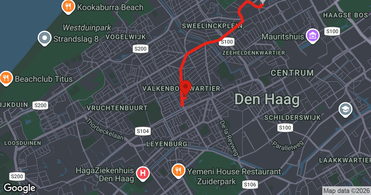 Kaart van de meldlocatie