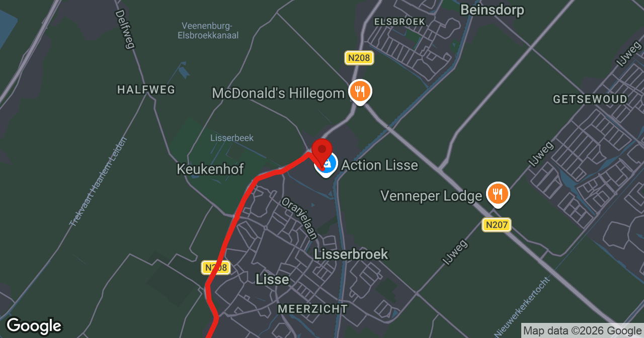 Kaart van de meldlocatie