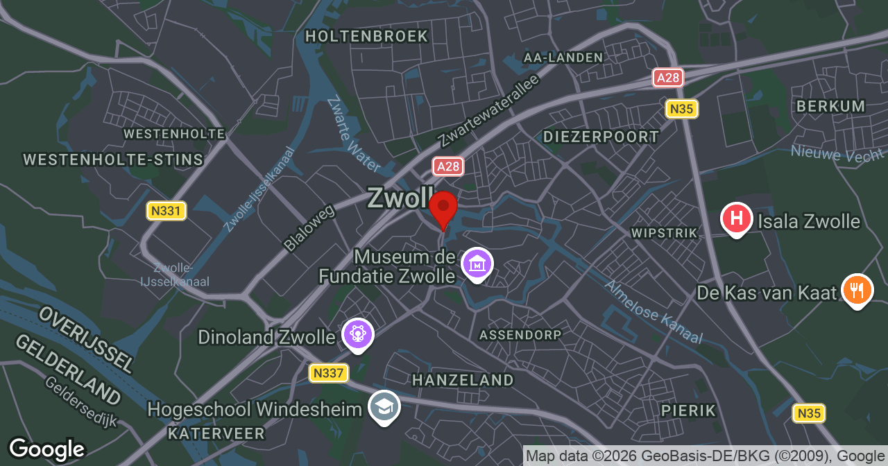 Kaart van de meldlocatie