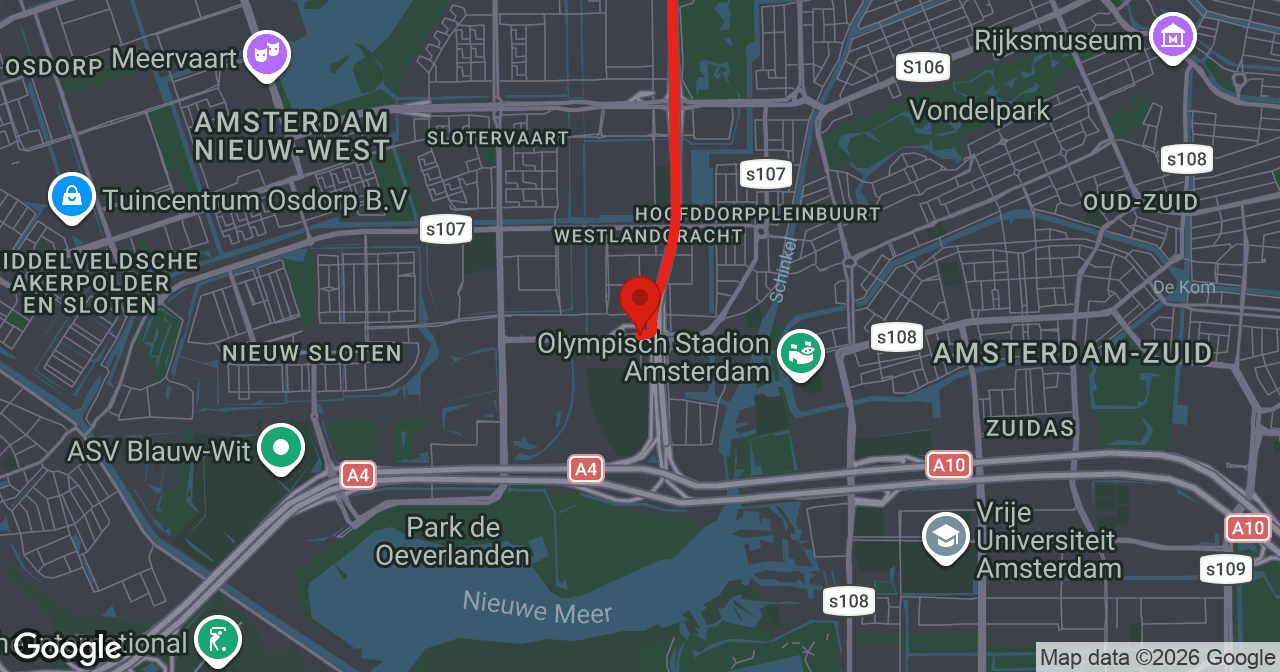 Kaart van de meldlocatie