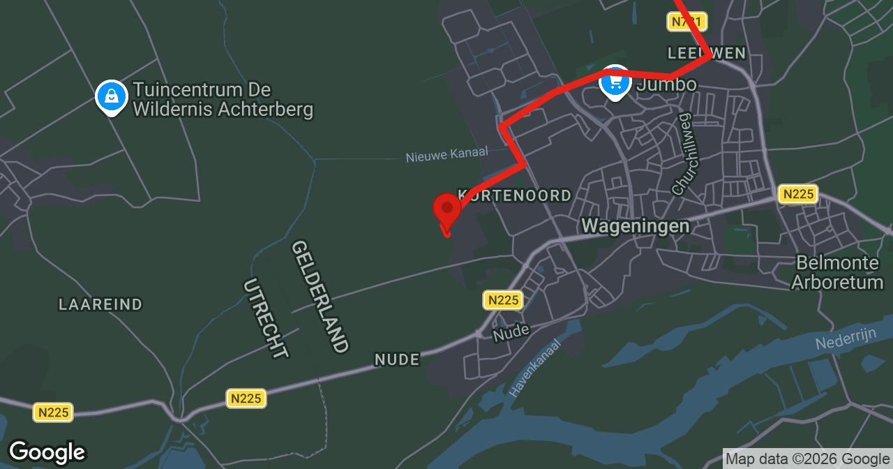 Kaart van de meldlocatie