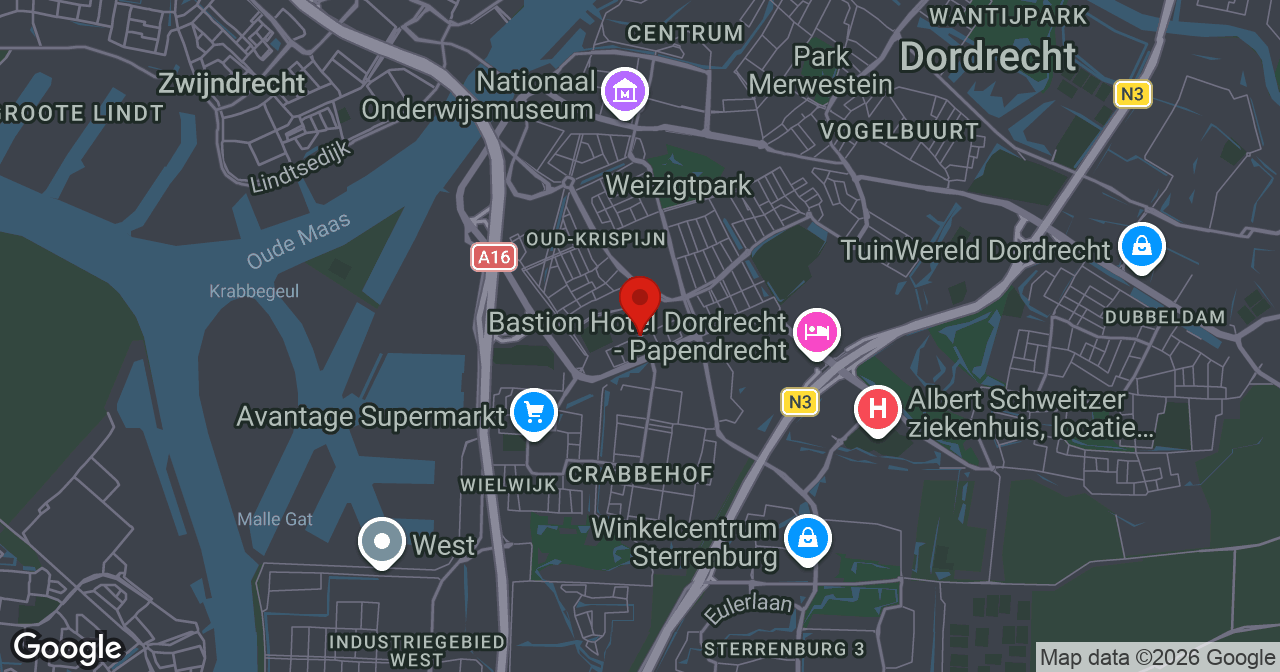 Kaart van de meldlocatie