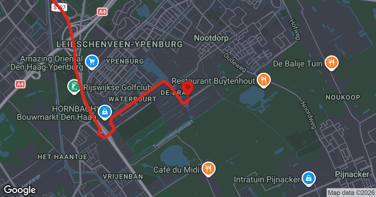 Kaart van de meldlocatie