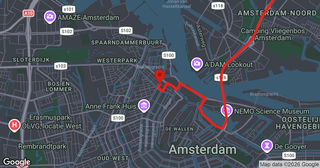 Kaart van de meldlocatie