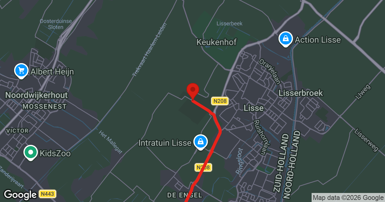 Kaart van de meldlocatie