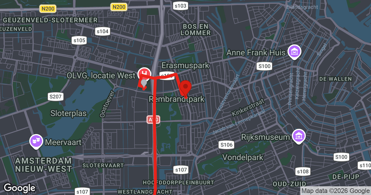 Kaart van de meldlocatie