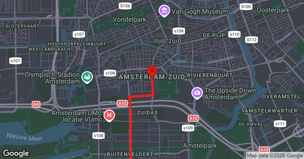 Kaart van de meldlocatie
