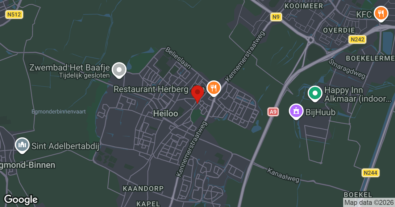 Kaart van de meldlocatie