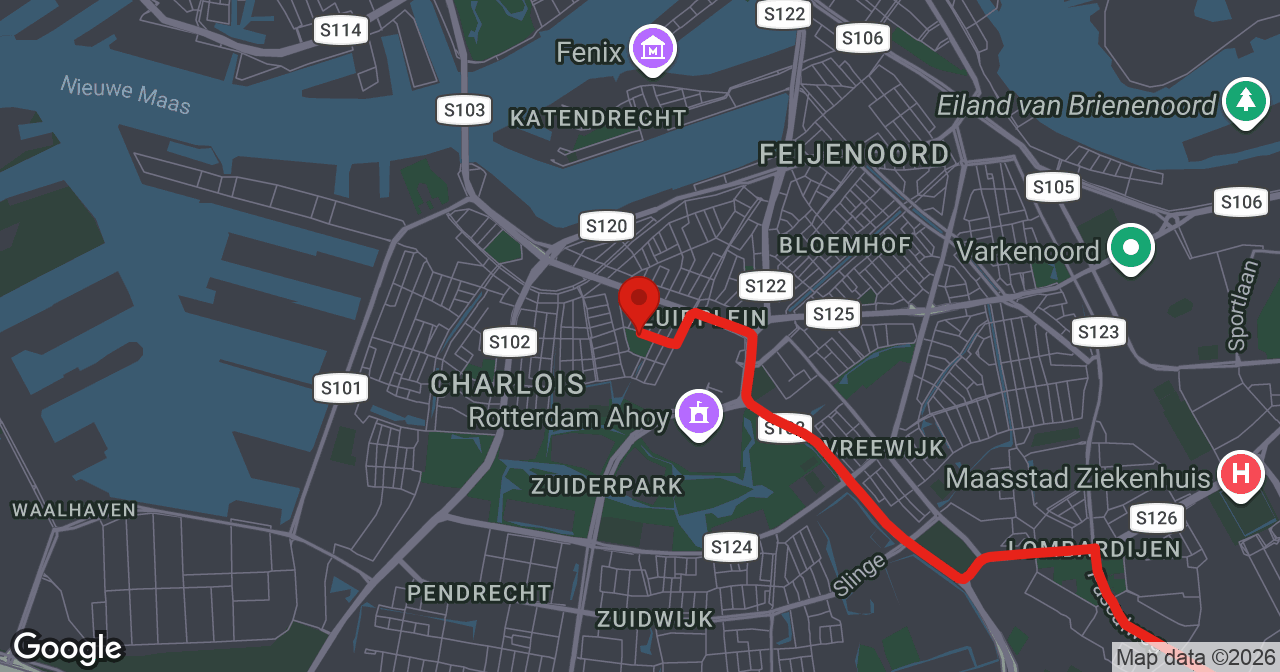 Kaart van de meldlocatie