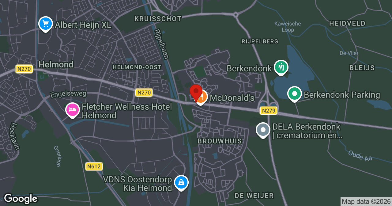 Kaart van de meldlocatie
