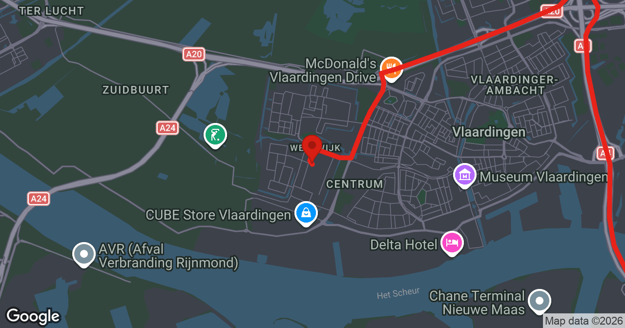 Kaart van de meldlocatie