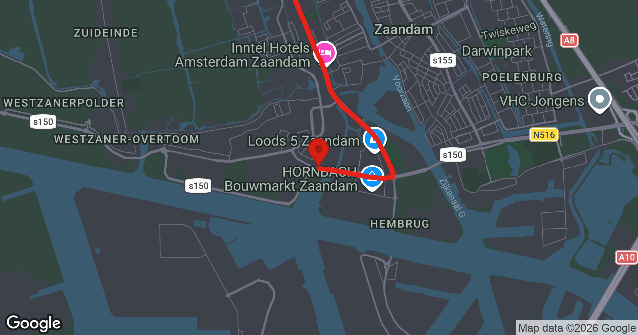 Kaart van de meldlocatie