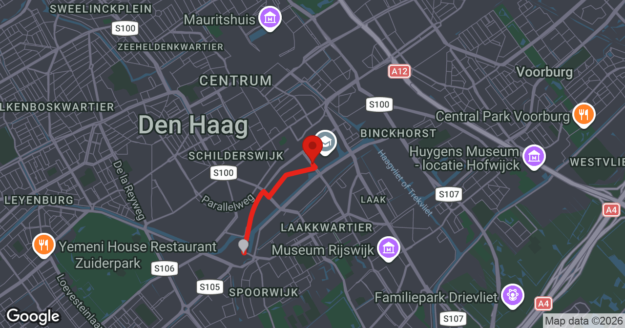 Kaart van de meldlocatie
