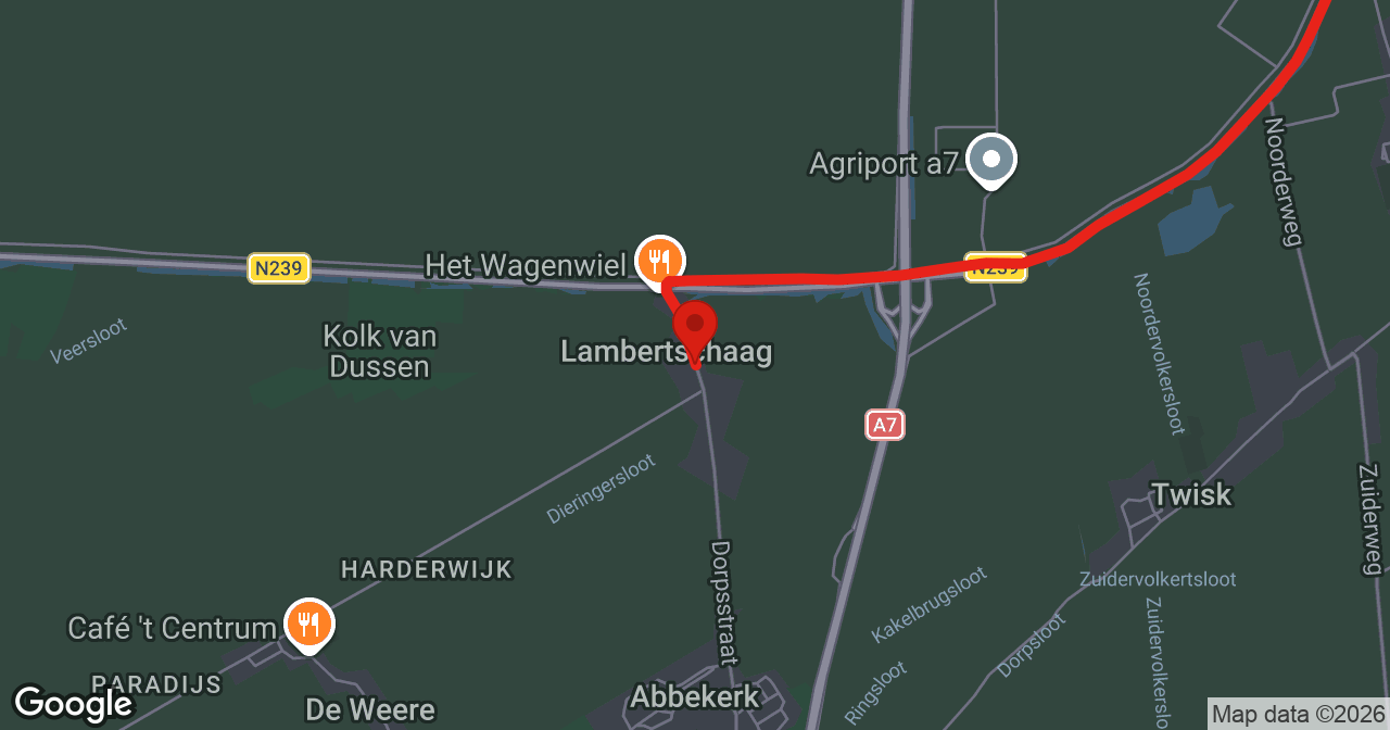 Kaart van de meldlocatie