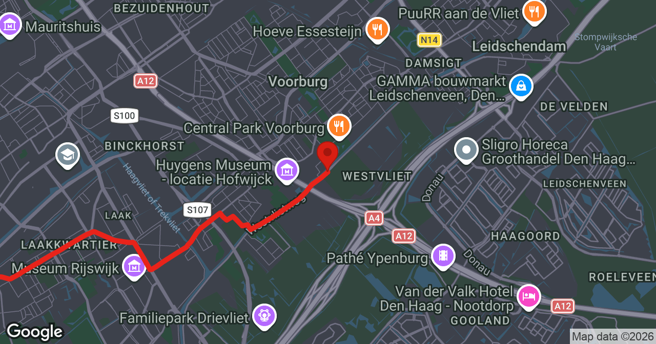 Kaart van de meldlocatie