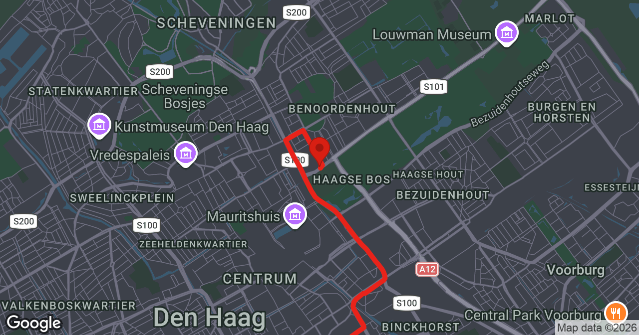Kaart van de meldlocatie