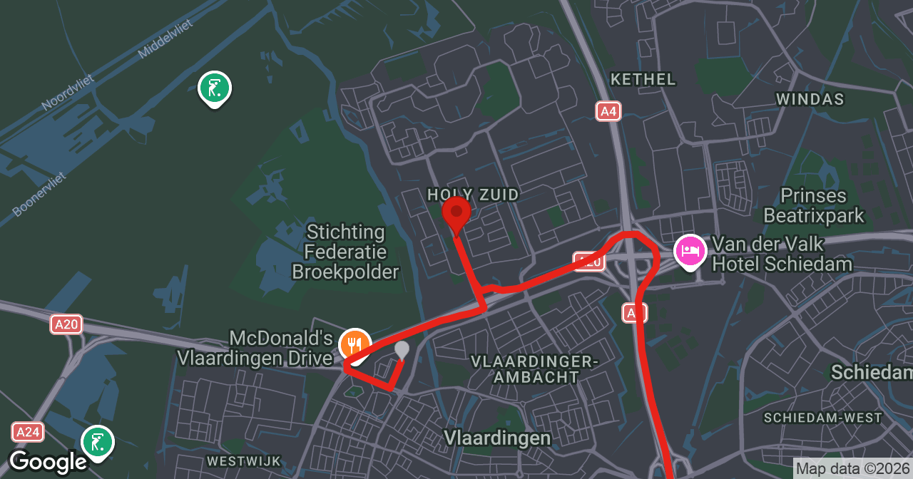 Kaart van de meldlocatie