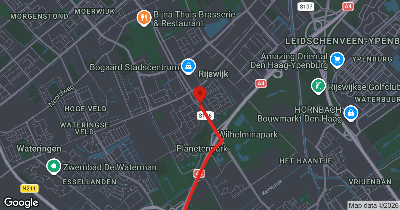 Kaart van de meldlocatie