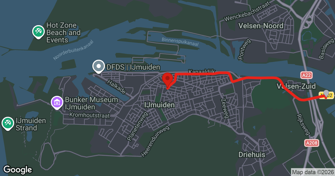 Kaart van de meldlocatie