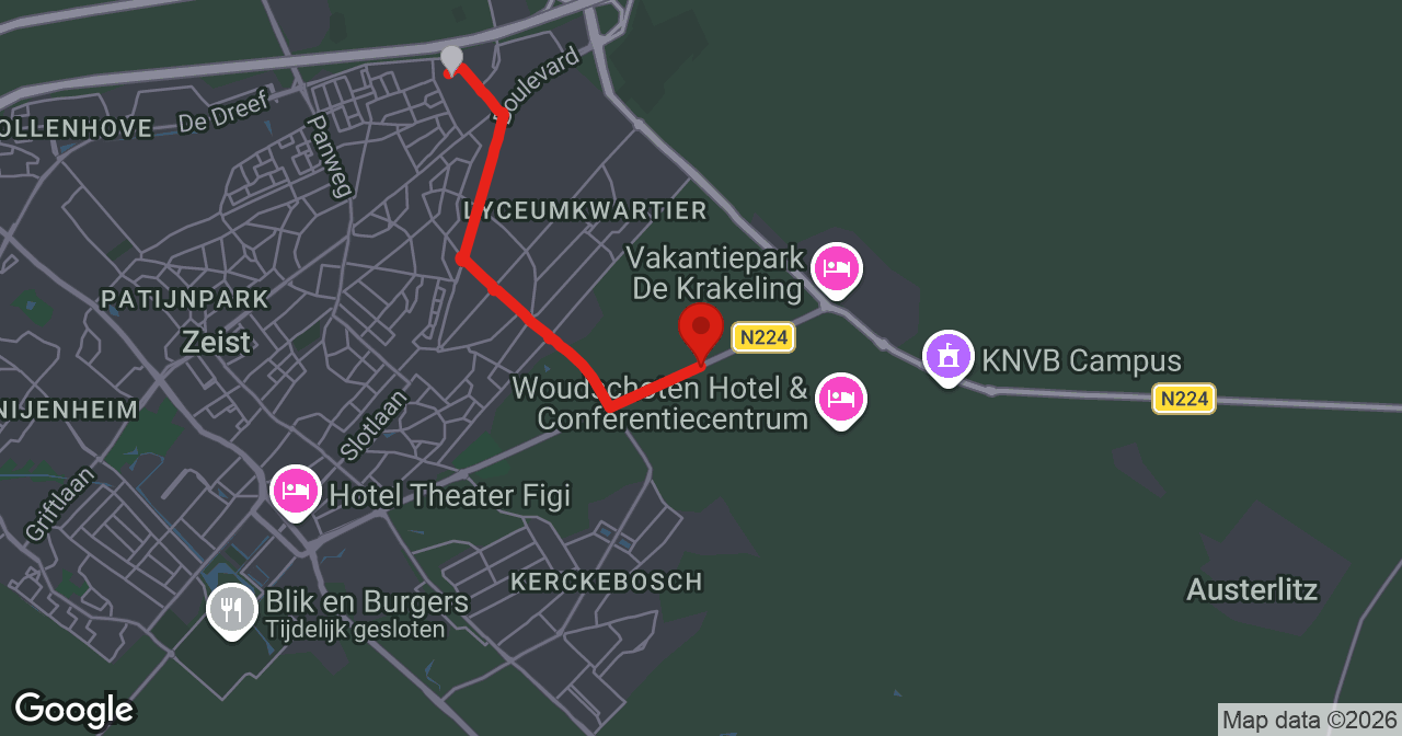 Kaart van de meldlocatie