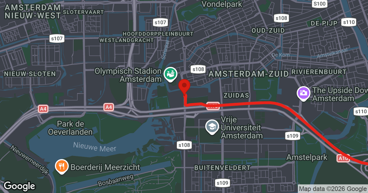 Kaart van de meldlocatie