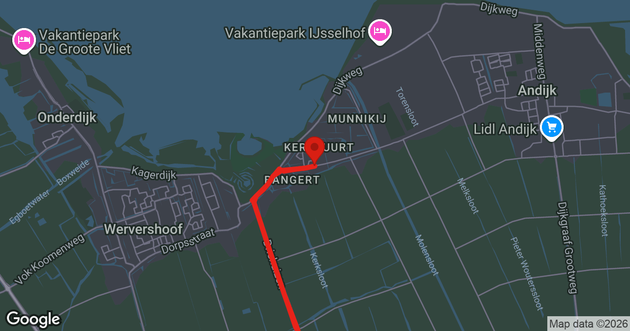 Kaart van de meldlocatie