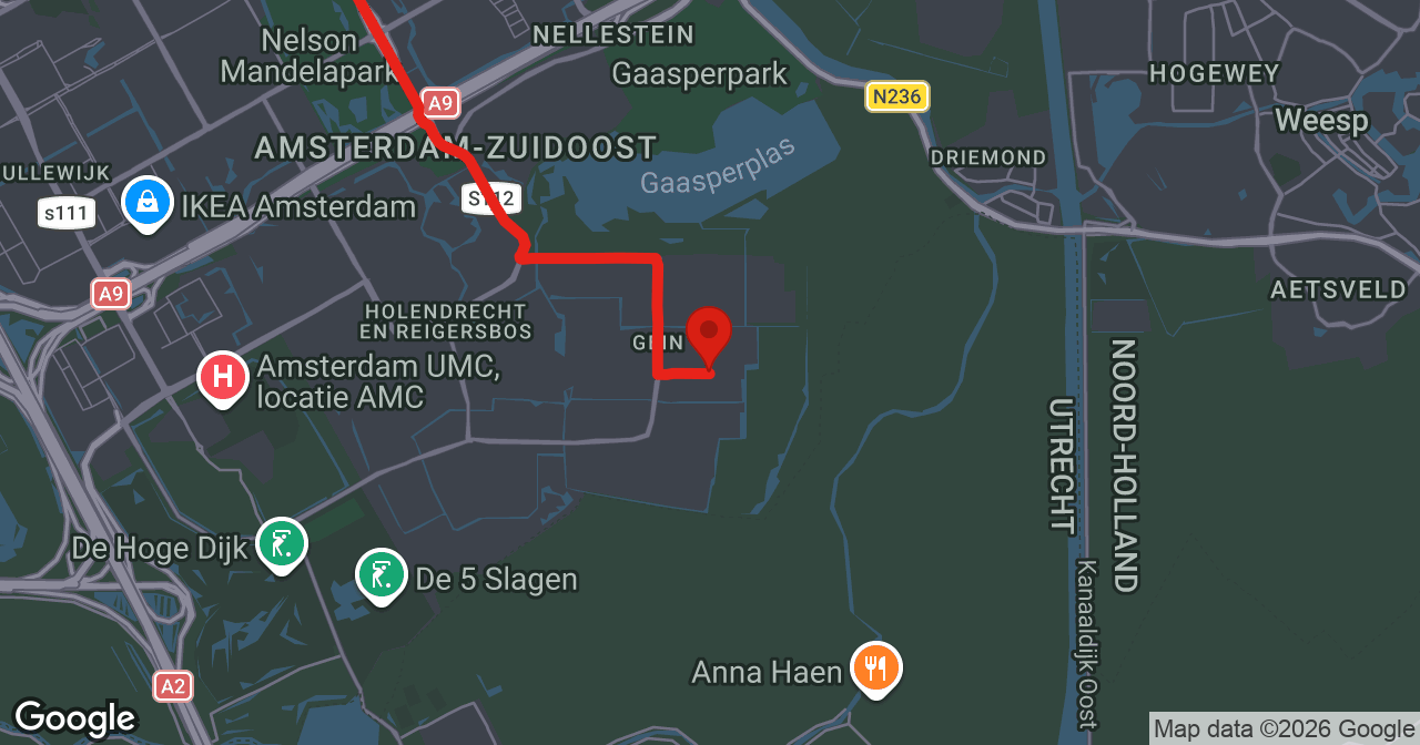 Kaart van de meldlocatie