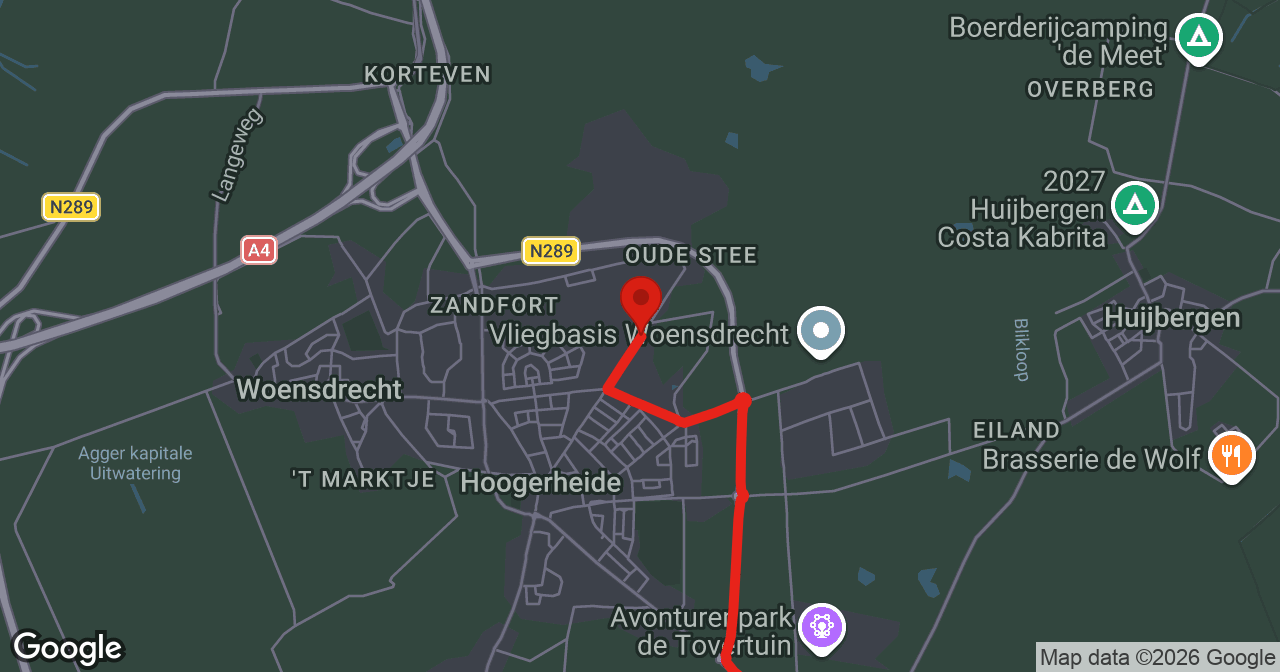 Kaart van de meldlocatie
