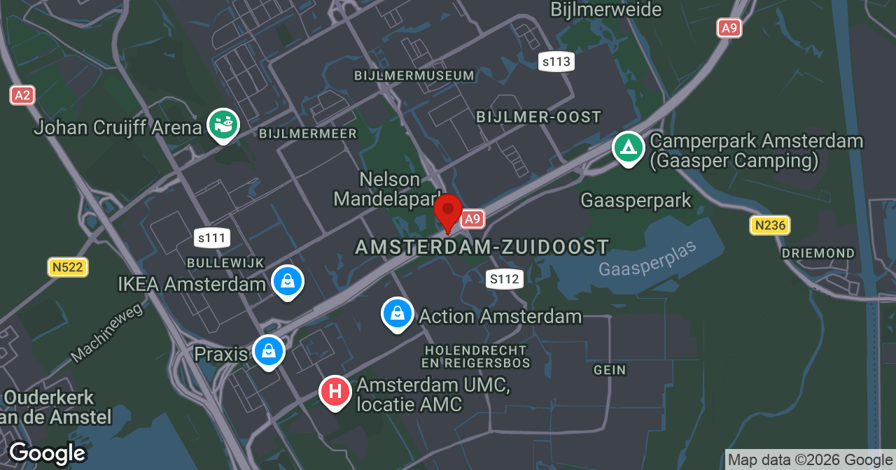 Kaart van de meldlocatie