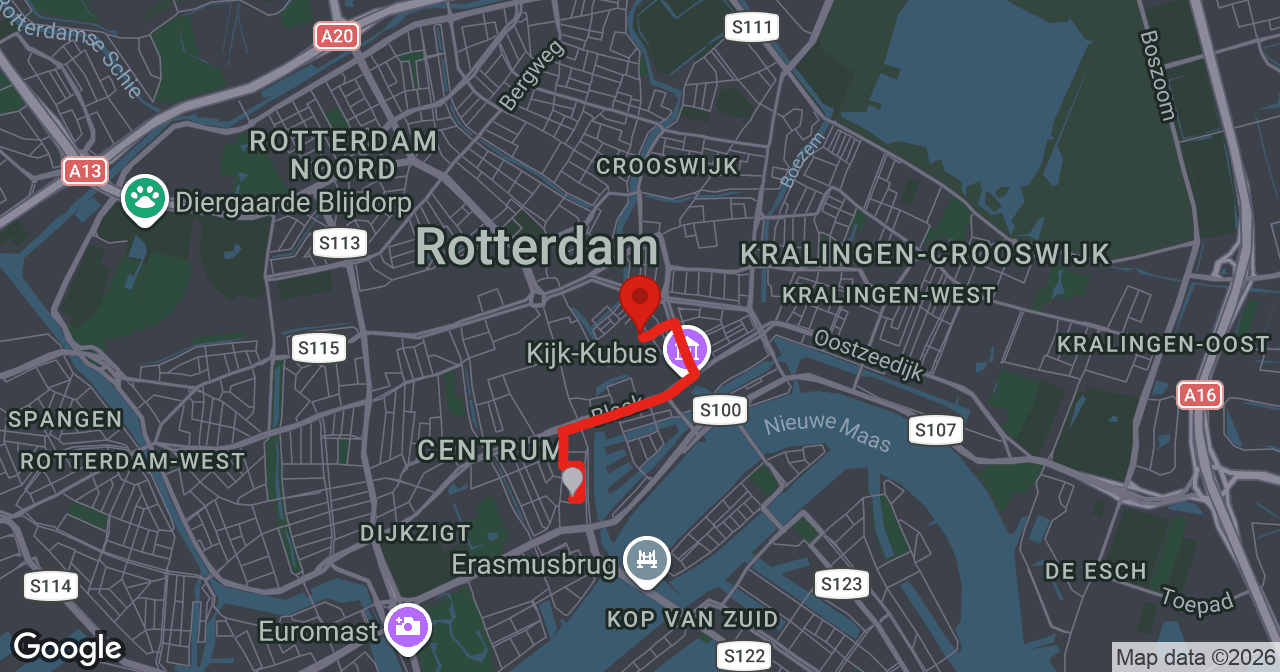 Kaart van de meldlocatie