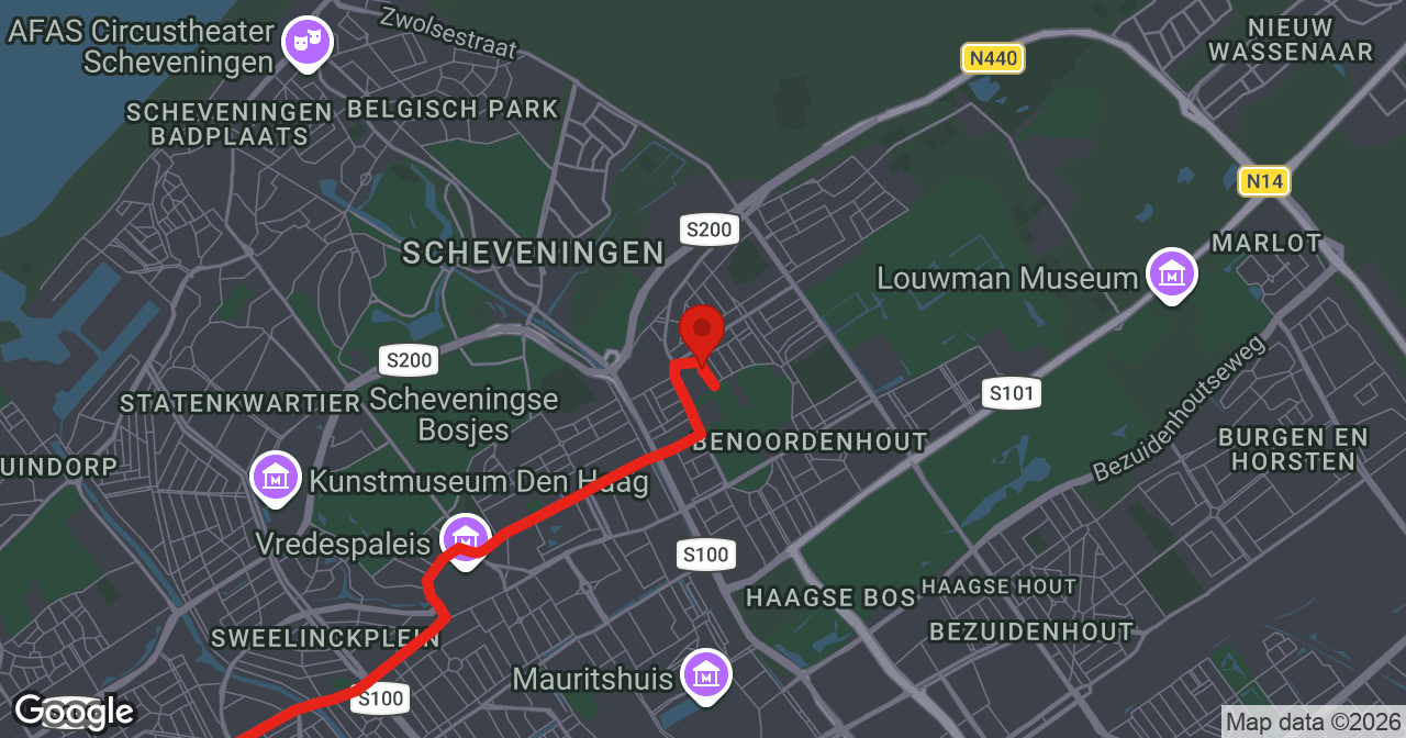 Kaart van de meldlocatie