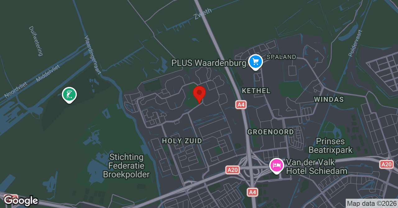 Kaart van de meldlocatie