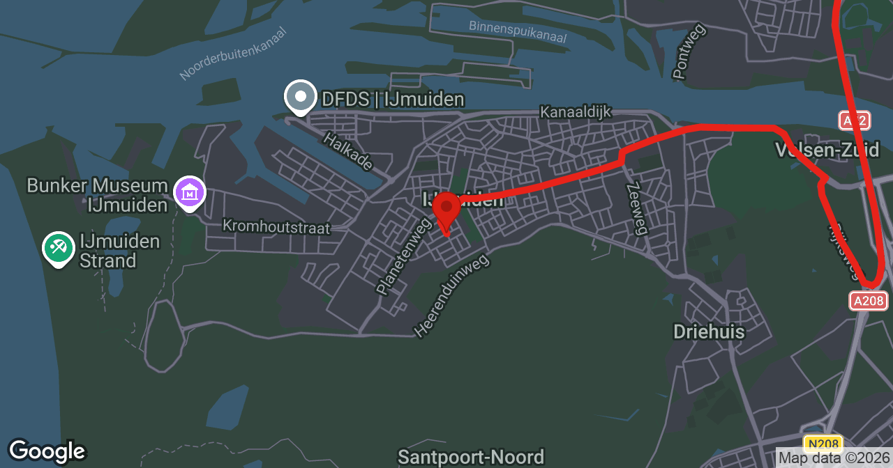 Kaart van de meldlocatie