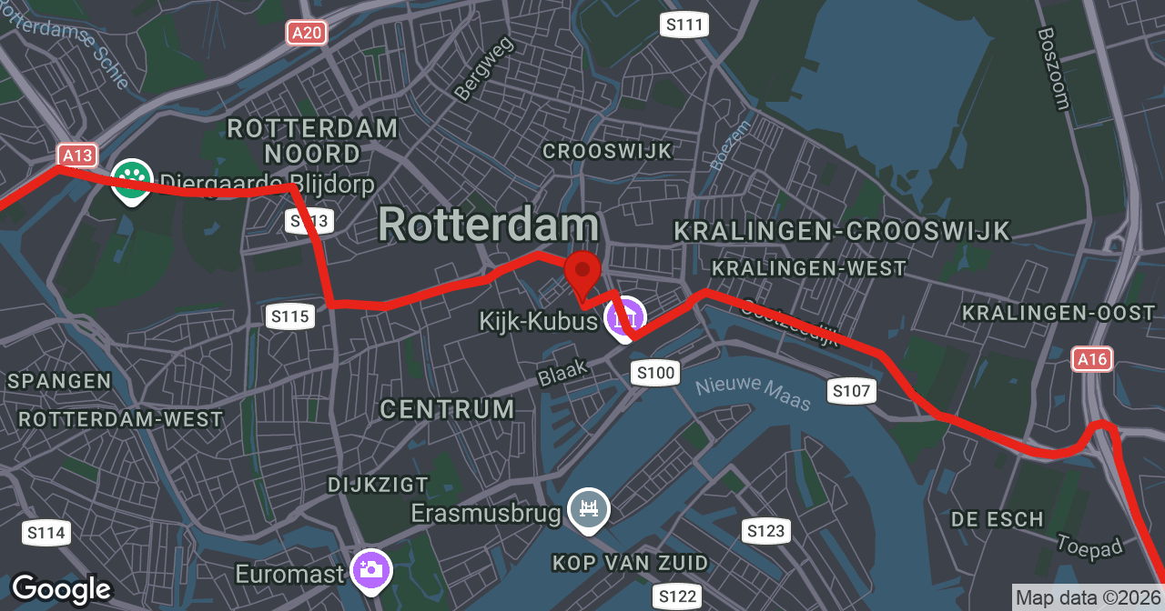 Kaart van de meldlocatie