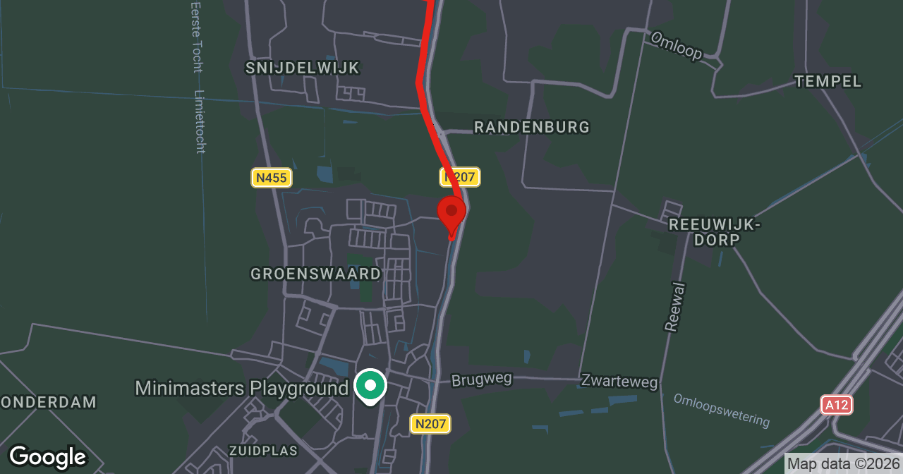 Kaart van de meldlocatie
