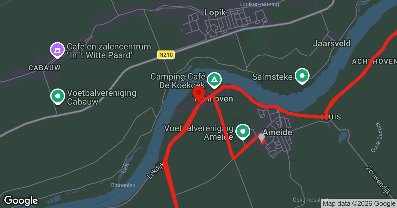 Kaart van de meldlocatie