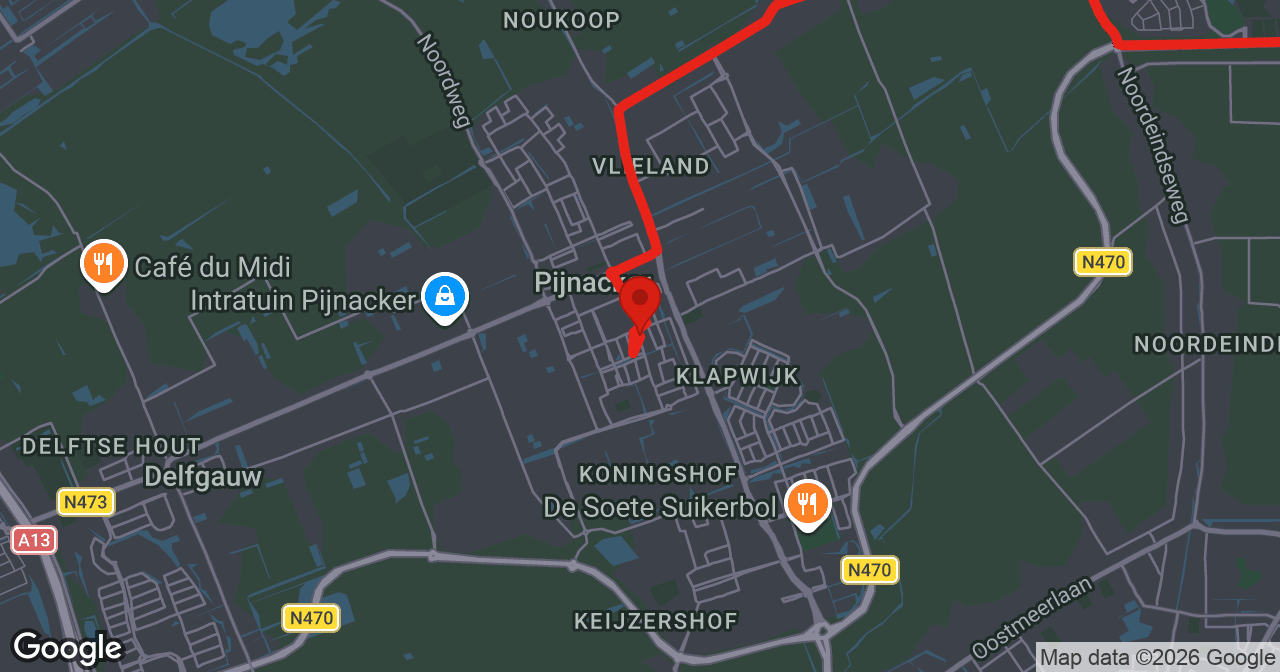 Kaart van de meldlocatie