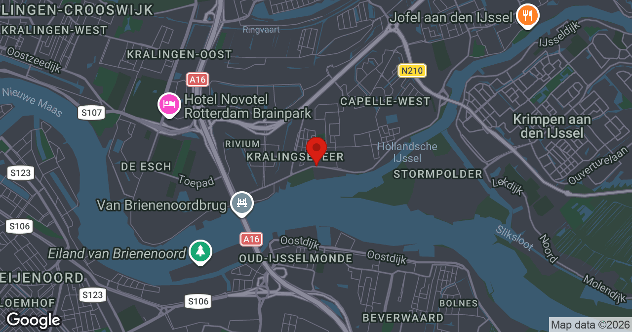Kaart van de meldlocatie