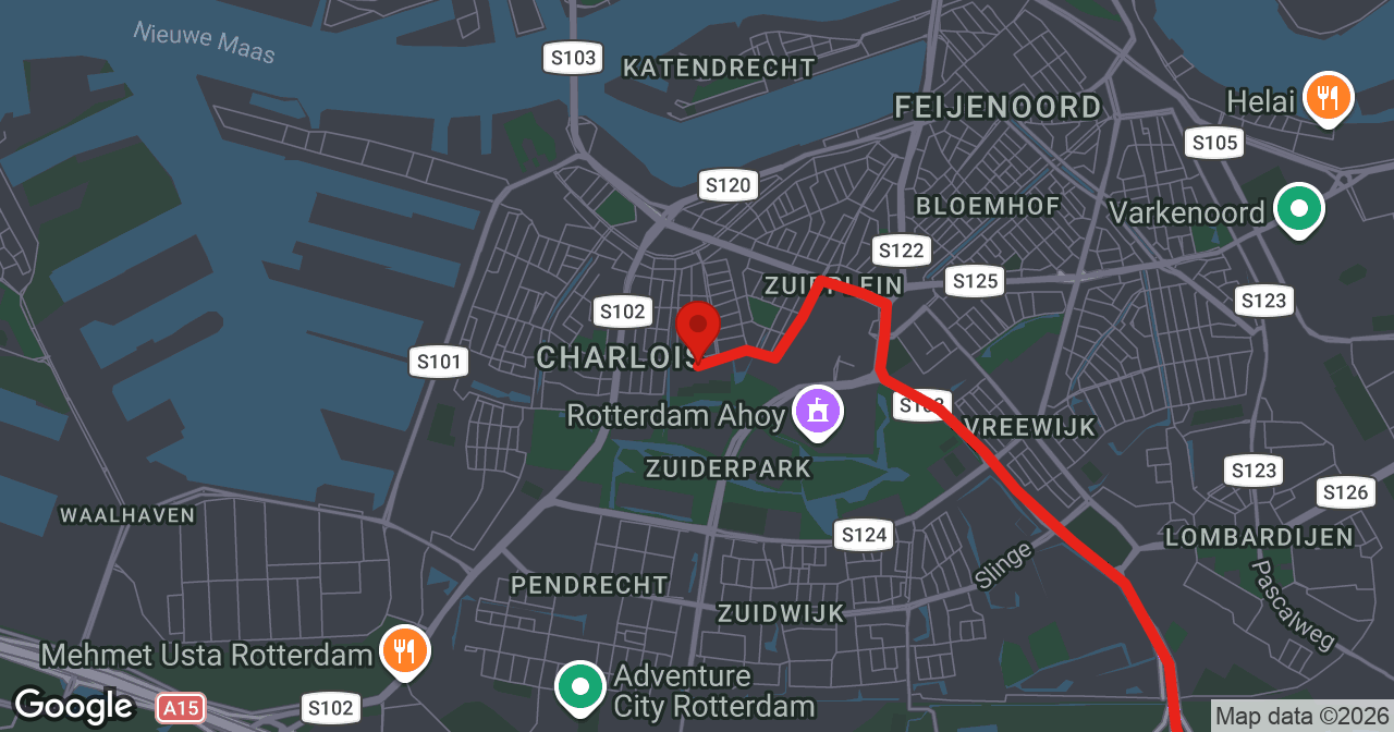 Kaart van de meldlocatie