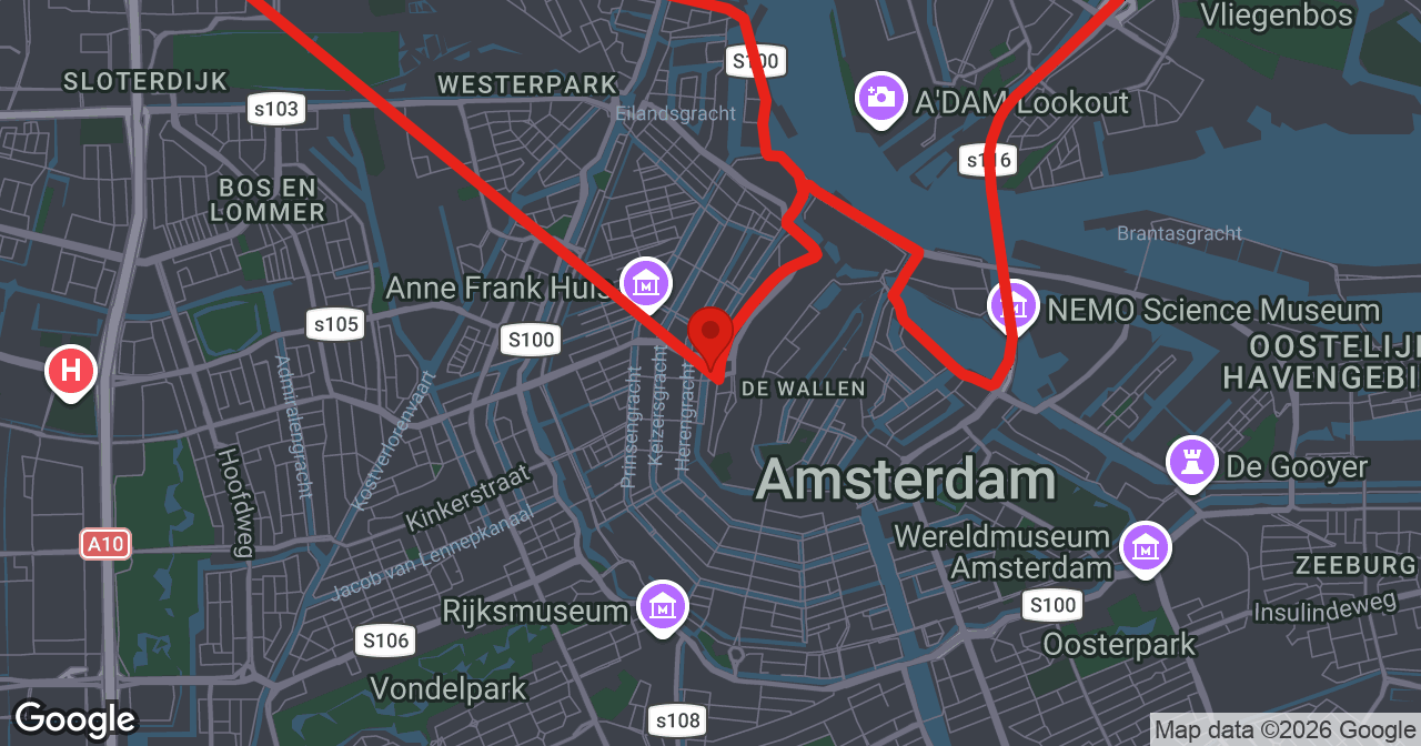 Kaart van de meldlocatie