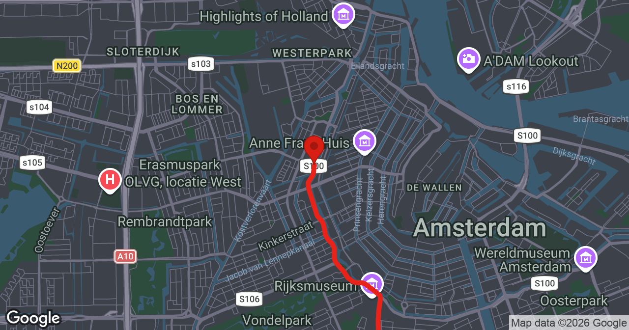 Kaart van de meldlocatie