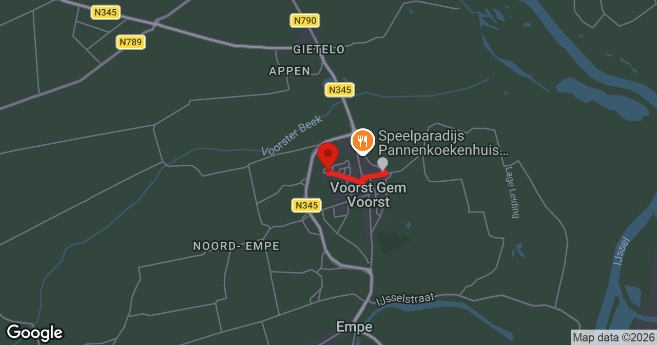 Kaart van de meldlocatie