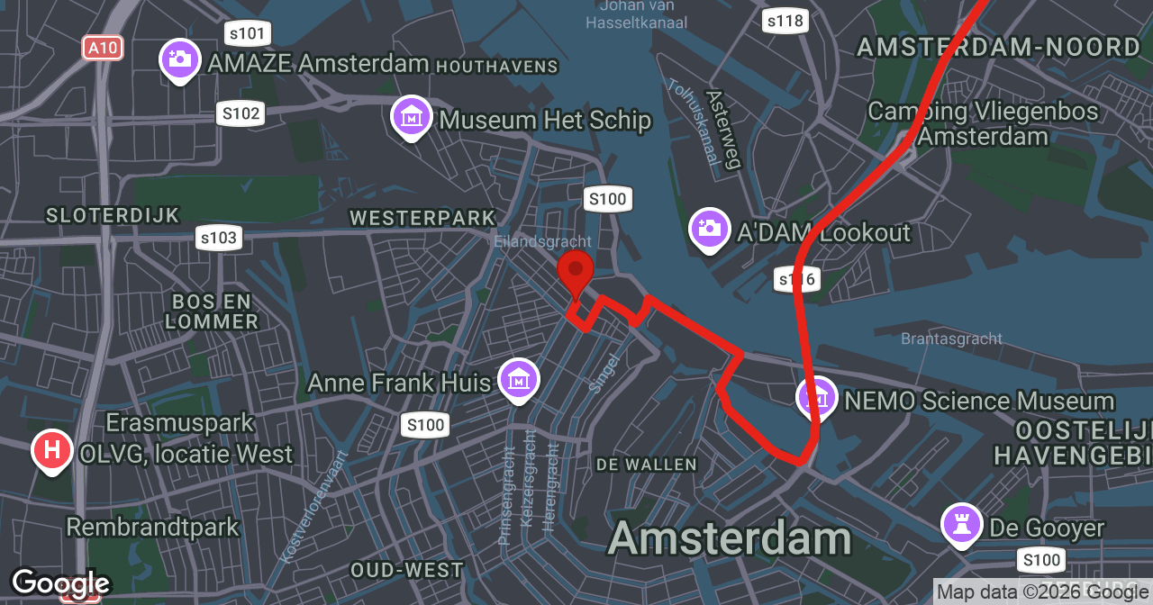Kaart van de meldlocatie