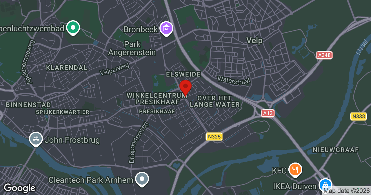 Kaart van de meldlocatie